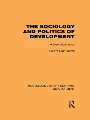 cover image of The Sociology and Politics of Development